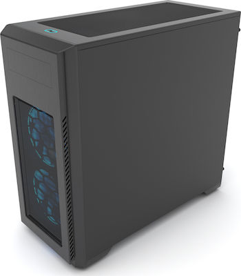 Phanteks Enthoo Pro M Tempered Glass Gaming Midi-Turm Computergehäuse mit RGB-Beleuchtung Weiß