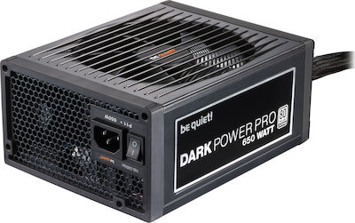 Be Quiet Dark Power Pro 11 650W Τροφοδοτικό Υπολογιστή Semi Modular 80 Plus Platinum
