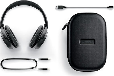 Bose QuietComfort 35 II Ασύρματα/Ενσύρματα Over Ear Ακουστικά με 20 ώρες Λειτουργίας Μαύρα