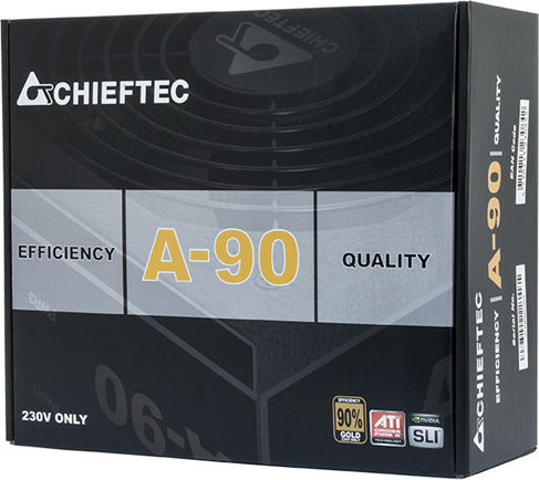 Chieftec A-90 Series 750W Negru Sursă de Alimentare Calculator Semi-modular 80 Plus Gold