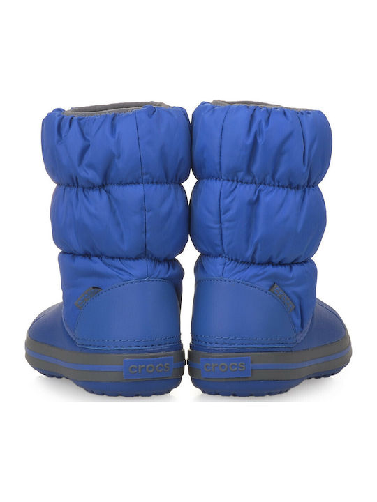 Puff Anatomical Kids Snow Boots Blue