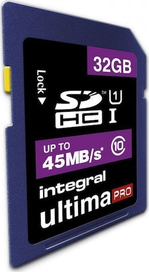Integral UltimaPro SDHC 32GB U1 UHS-I με αντάπτορα