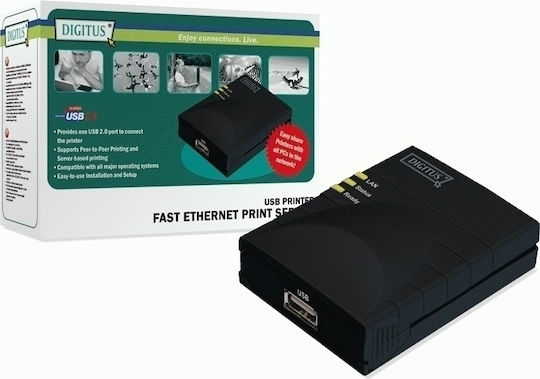 Digitus DN-13003 Принт сървър USB / Етърнет