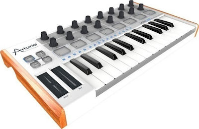 Arturia Midi Keyboard MiniLab με 25 Πλήκτρα σε Λευκό Χρώμα