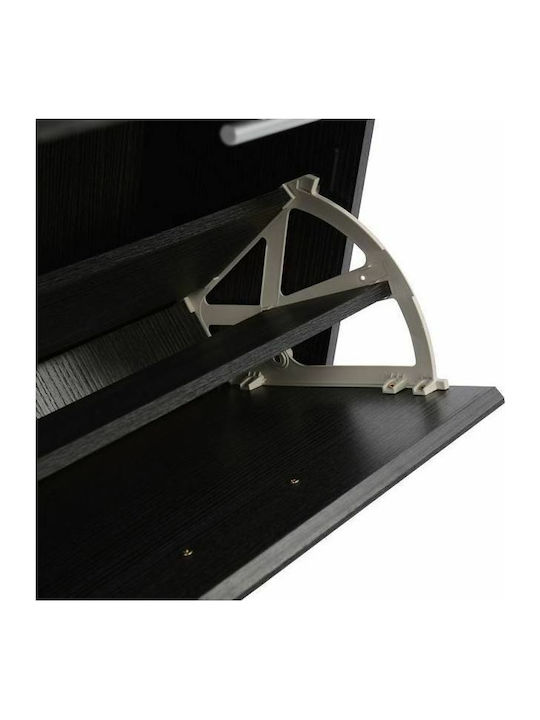 Suport pentru pantofi Davina cu 3 Rafturi Zebrano L62xW24xH110cm