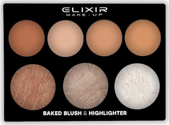 Elixir Paletă Highlighter și Blush 16.7gr