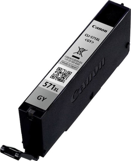 Canon CLI-571XL Γνήσιο Μελάνι Εκτυπωτή InkJet Γκρι (0335C001)