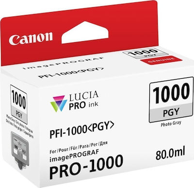 Canon PFI-1000 Μελάνι Εκτυπωτή InkJet Photo Γκρι (0553C001)