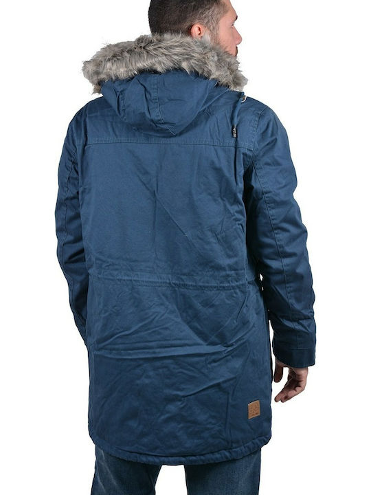 Basehit M1689C-CT Jacket Parka Navy Blue