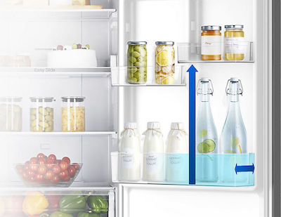 Samsung RB30J3000SA/EF Ψυγειοκαταψύκτης 321lt NoFrost Υ178xΠ60xΒ67εκ. Inox