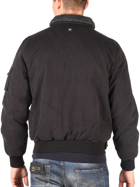 Basehit Men's Bomber Jacket Black