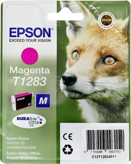 Epson T1283M Original InkJet Printer Ink Magenta (C13T12834011 C13T12834012)