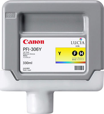 Canon PFI-306 InkJet Printer Ink Yellow (6660B001)