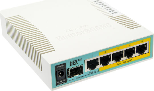 MikroTik hEX PoE RB960PGS Router με 5 Θύρες Gigabit