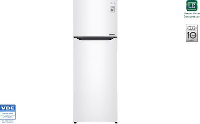LG GTB362SHCZD Ψυγείο Δίπορτο 254lt Total NoFrost Υ166.5xΠ55.5xΒ62εκ. Λευκό