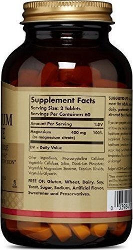 Solgar Magnesium Citrate 200mg 120 tabs