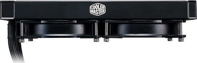 CoolerMaster MasterLiquid ML240L RGB Υδρόψυξη Επεξεργαστή Διπλού Ανεμιστήρα 120mm για Socket AM4/115x