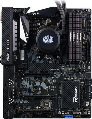 CoolerMaster MasterLiquid ML240L RGB Υδρόψυξη Επεξεργαστή Διπλού Ανεμιστήρα 120mm για Socket AM4/115x