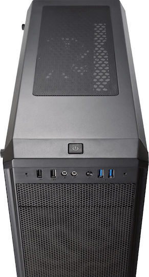 Cougar MX330-G Midi Tower Κουτί Υπολογιστή με Πλαϊνό Παράθυρο Μαύρο