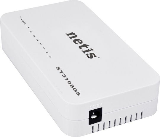 Netis ST3108GS Unmanaged L2 PoE Switch με 8 Θύρες Gigabit (1Gbps) Ethernet