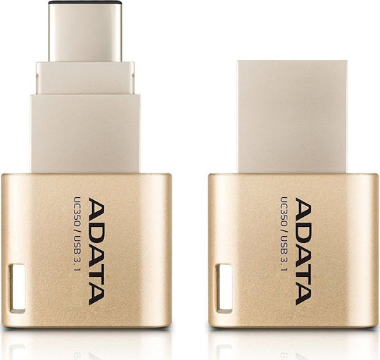 Adata UC350 16GB USB 3.1 Stick with connection USB-A & USB-C