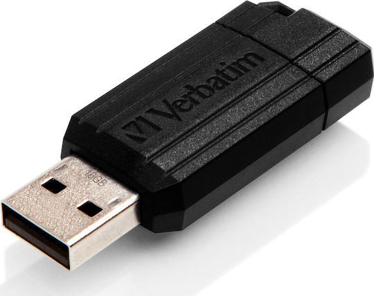 Verbatim PinStripe 16GB USB 2.0 Stick Black