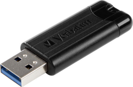 Verbatim PinStripe 64GB USB 3.0 Stick Schwarz