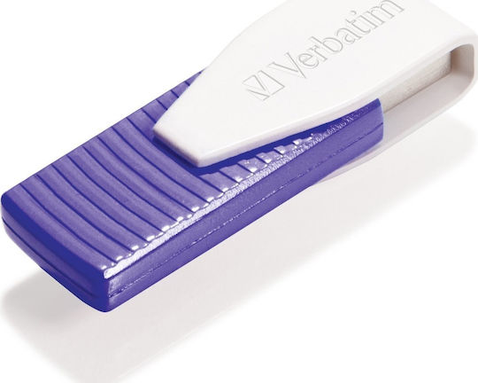 Verbatim Swivel 64GB USB 2.0 Stick Μωβ