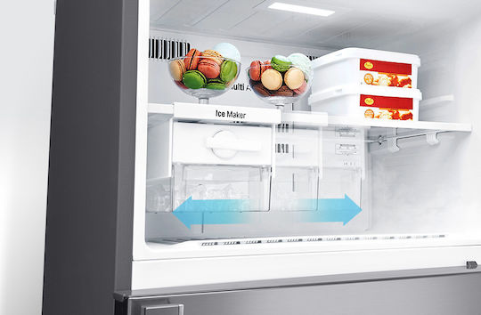 LG Frigider cu două uși 438lt Total NoFrost Î178xL70xA73cm. Alb GTB574SHHZD