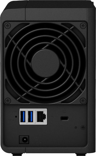 Synology DiskStation DS218 NAS Tower με 2 θέσεις για HDD/SSD