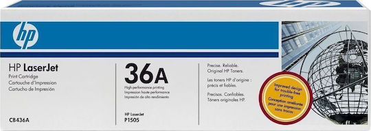 HP 36A Original Toner Laser Printer Negru 2000 Pagini (CB436A)