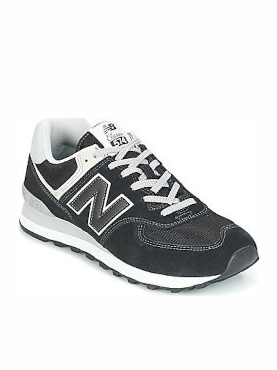 New Balance 574 Unisex Sneakers Μαύρα