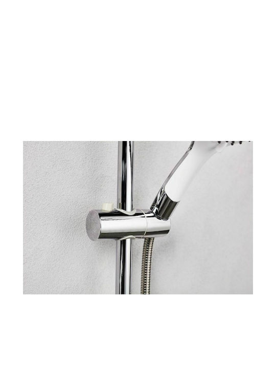 Tema Shower Column Without Mixer 85cm Silver