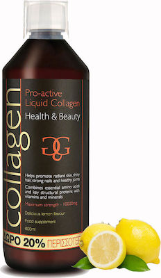 Total Health Solutions Collagen Pro-active Liquid Lemon 500ml + 100ml