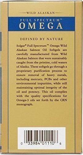 Solgar Wild Alaskan Full Spectrum Omega 120 софтджел