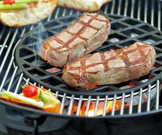 Weber Sear Grate Στρογγυλή Μαντεμένια Σχάρα Ψησίματος Αντικολλητική 30εκ.