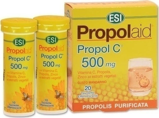 ESI Propolaid Propol C 500mg Propolis 20 tabs Mandarin