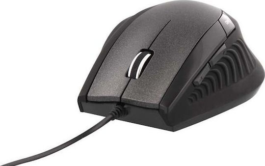 T'nB Wired Ergo Mouse Ενσύρματο Εργονομικό Ποντίκι Γκρι