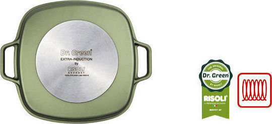 Risoli Dr Green Oală Joasă Din Aluminiu Turnat 26cm