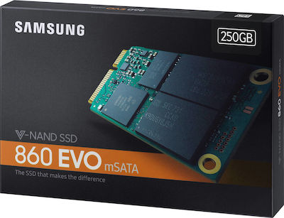 Samsung 860 Evo mSATA SSD 250GB mSATA SATA III MZ-M6E250BW