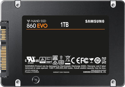 Samsung 860 Evo SSD 1TB 2.5'' SATA III