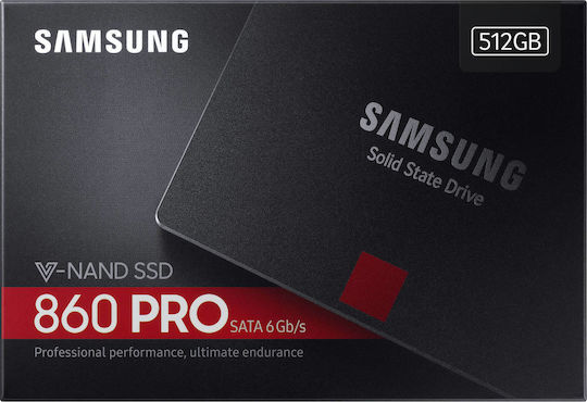Samsung 860 Pro SSD 512GB 2.5'' SATA III MZ-76P512B/EU