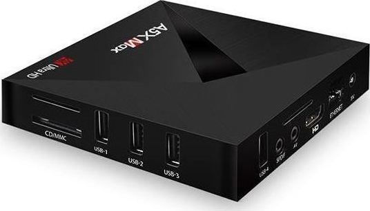 TV Box A5X Max Full HD cu WiFi 4GB RAM și 32GB Spațiu de Stocare cu Sistem de Operare Android 8.1
