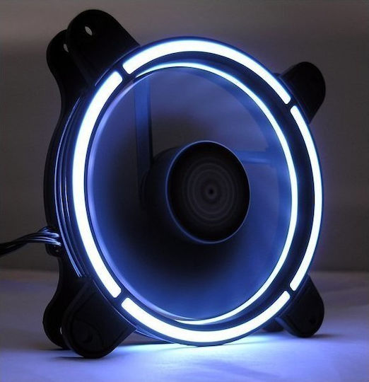 LC-Power LC-CF-COMBO Case Fans 120mm (1500rpm / 34cfm) with RGB Lighting and 4-Pin Molex Connection