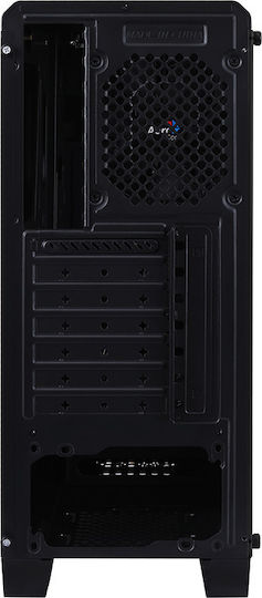 Aerocool Cylon Gaming Midi Tower Computer Case with Side Window and RGB Lighting Black