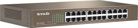 Tenda TEF1024D Unmanaged L2 Switch with 24 Ethernet Ports