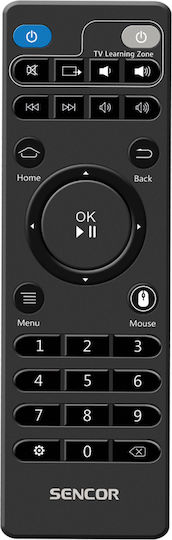 Sencor TV-Box SMP 9004 Pro SMP 9004 PRO 4K UHD mit WiFi USB 2.0 2GB RAM und 8GB Speicherplatz mit Betriebssystem Android 6.0