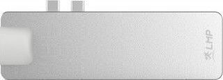 LMP USB-C Compact Dock USB-C / Thunderbolt 3 Docking Station mit 4K PD Ethernet Gray