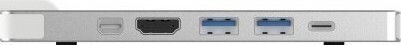 LMP USB-C Compact Dock USB-C / Thunderbolt 3 Docking Station mit 4K PD Ethernet Gray