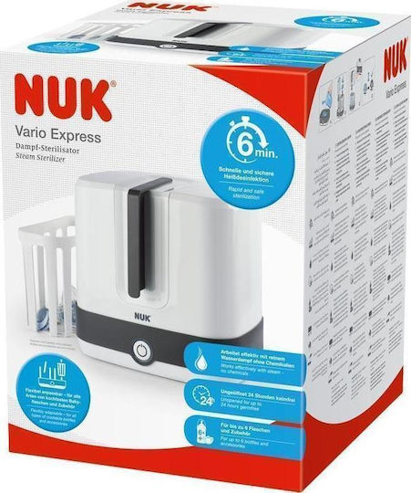 Nuk Vario Express Electric Baby Sterilizer for 6 Bottles